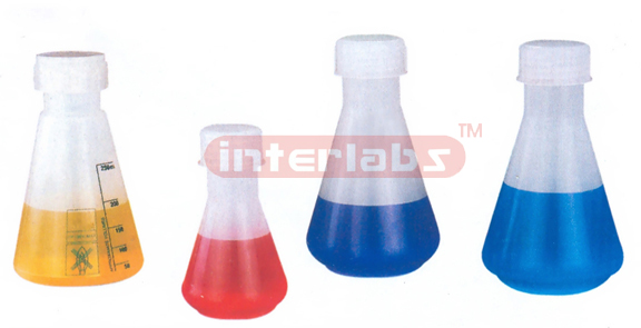 FLASKS, CONICAL, POLYPROPYLENE